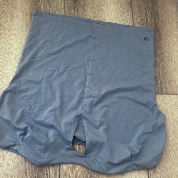 Athleta Girl Blue Sleeveless All Around Tee - Size Medium - Picture 4 of 5